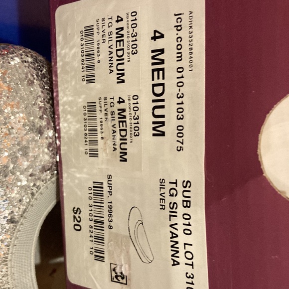 Girls sparkly flats - Picture 5 of 5